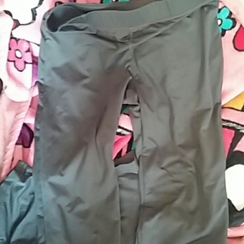 Gray sporting pants